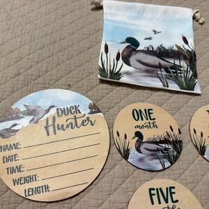 Duck Hunter Milestone Discs with Pouch (NEW)